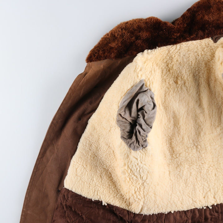 Canadian Jacket, Boa Jacket, Men's XL unclear brown type Vintage Second Hand