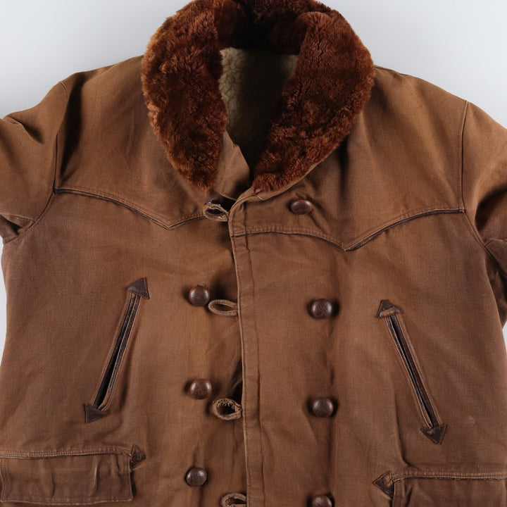 Canadian Jacket, Boa Jacket, Men's XL unclear brown type Vintage Second Hand