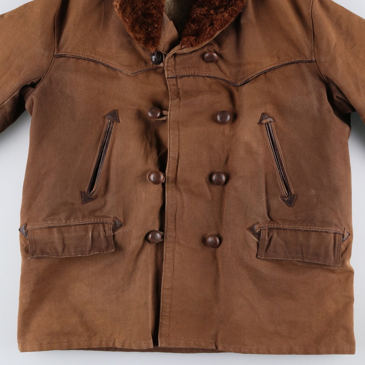 Canadian Jacket, Boa Jacket, Men's XL unclear brown type Vintage Second Hand