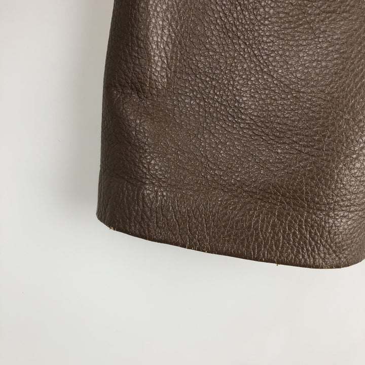 Alvord Glove Men's Vintage Leather Jacket, Size L Genuine leather deerskin beige type brown Vintage Second Hand