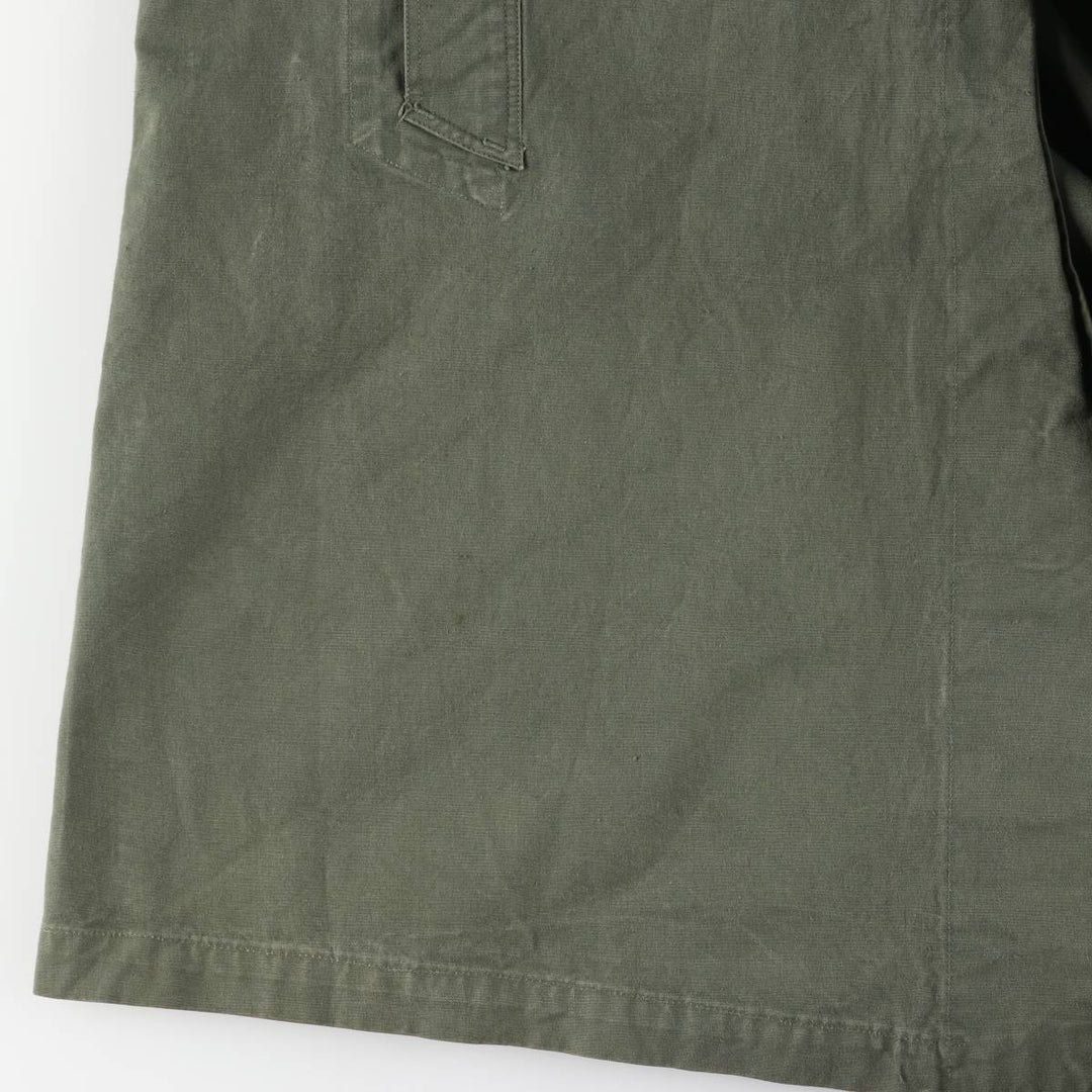 French Army Frock Coat Military Raincoat 100-104 unclear Khaki type Vintage Second Hand