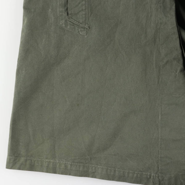 French Army Frock Coat Military Raincoat 100-104 unclear Khaki type Vintage Second Hand