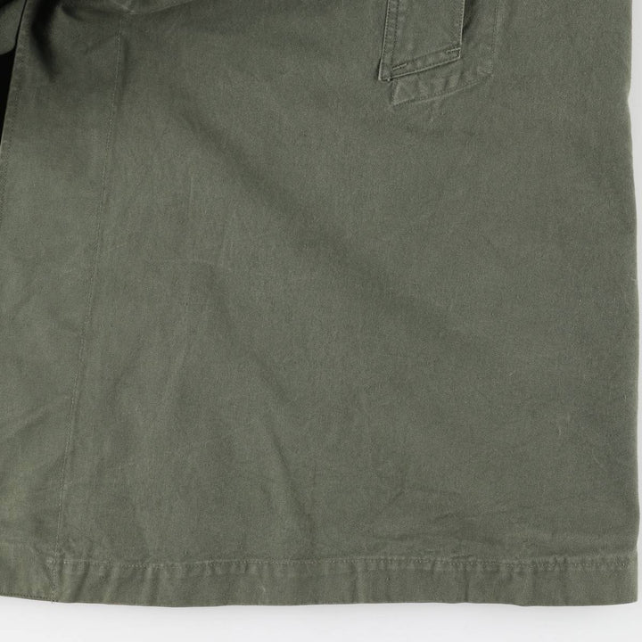 French Army Frock Coat Military Raincoat 100-104 unclear Khaki type Vintage Second Hand