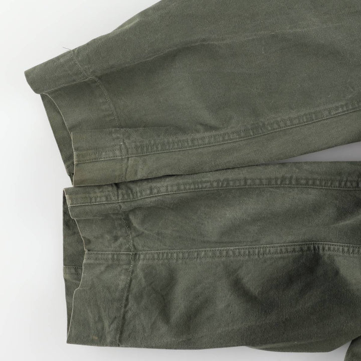 French Army Frock Coat Military Raincoat 100-104 unclear Khaki type Vintage Second Hand