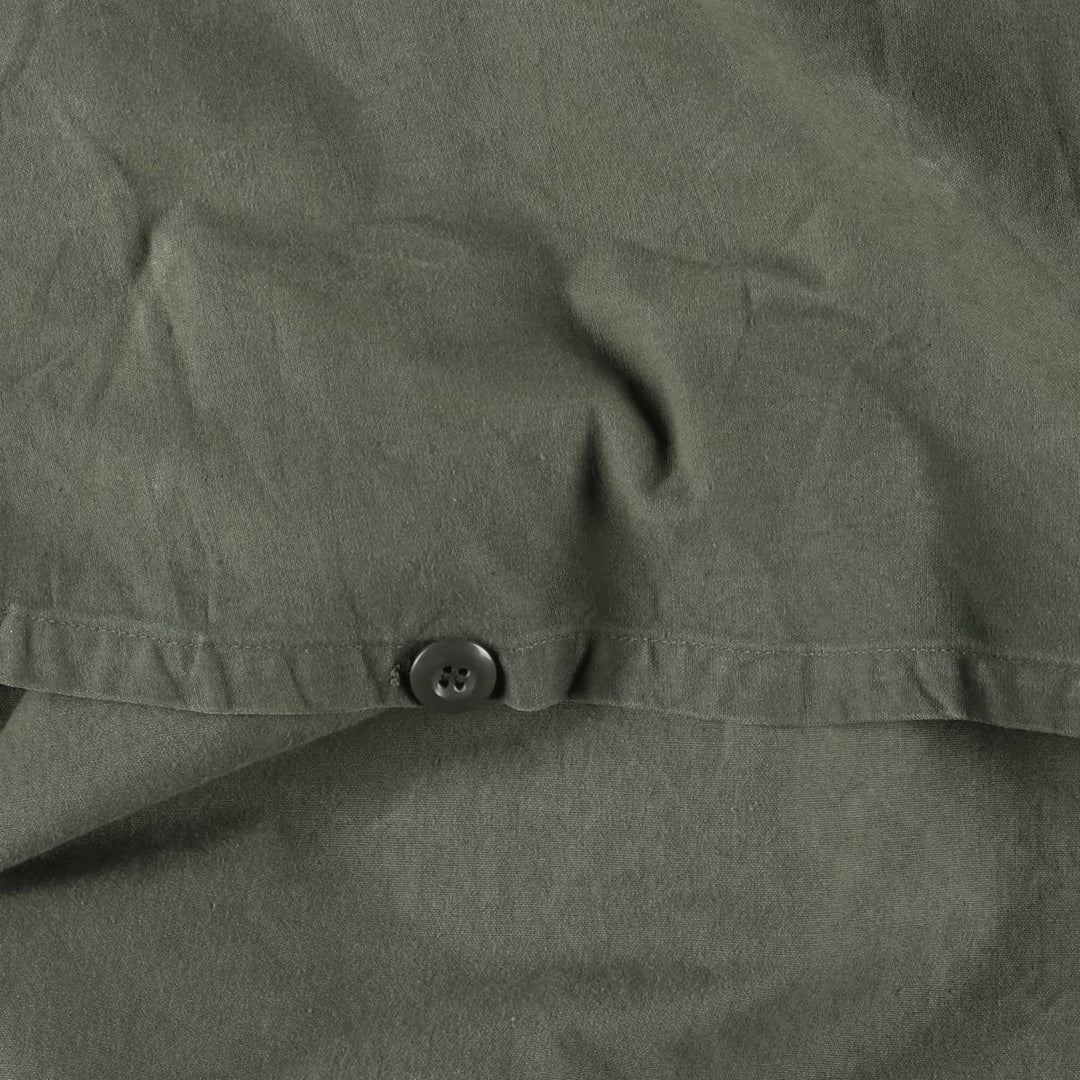 French Army Frock Coat Military Raincoat 100-104 unclear Khaki type Vintage Second Hand