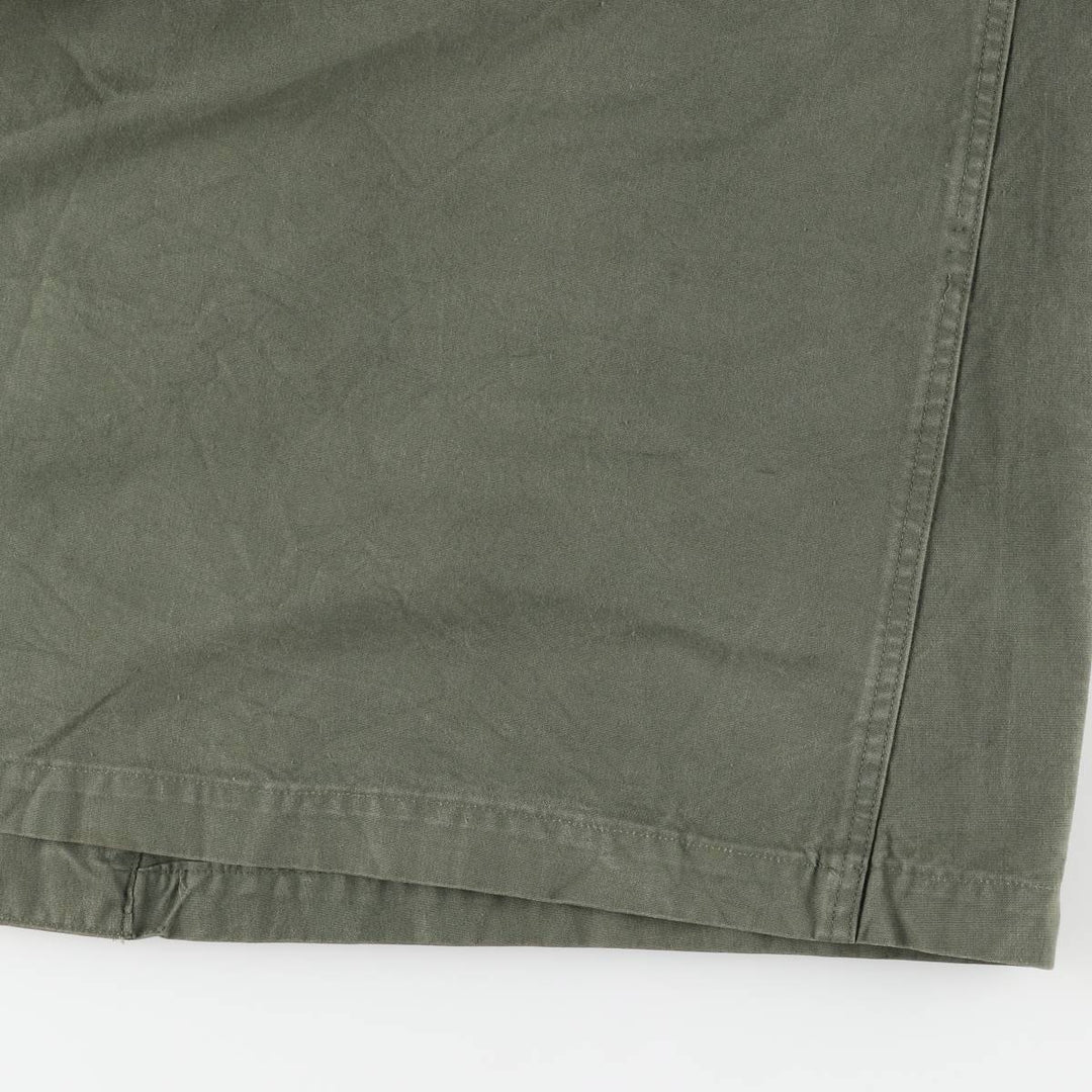 French Army Frock Coat Military Raincoat 100-104 unclear Khaki type Vintage Second Hand