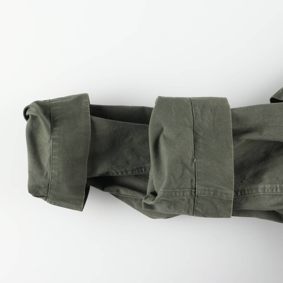 French Army Frock Coat Military Raincoat 100-104 unclear Khaki type Vintage Second Hand