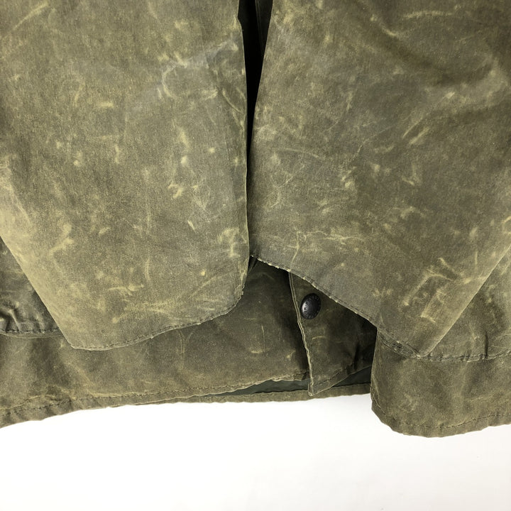 Vintage 80s-90'S Barbour Bedale 3-Warrant waxed cotton oiled jacket, made in England, size M. cotton Khaki type Vintage Second Hand