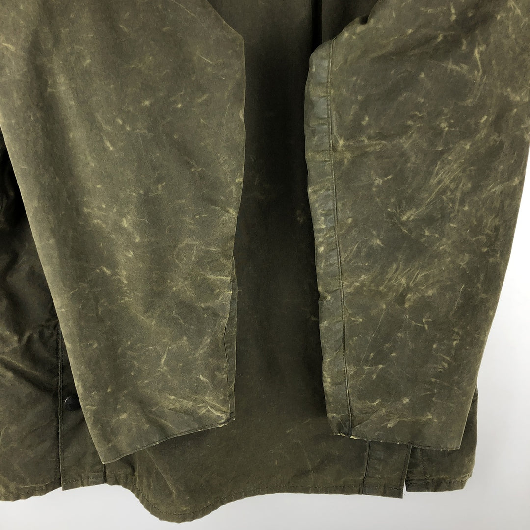 Vintage 80s-90'S Barbour Bedale 3-Warrant waxed cotton oiled jacket, made in England, size M. cotton Khaki type Vintage Second Hand