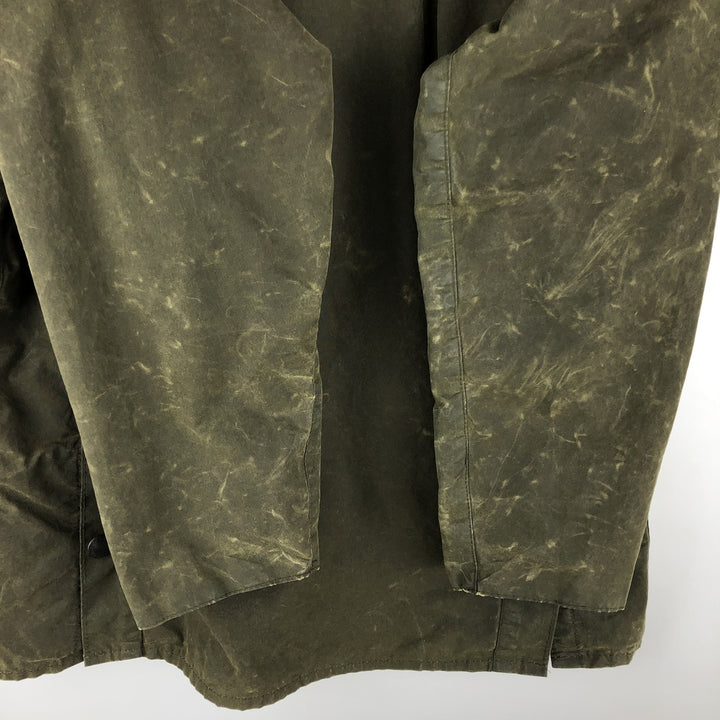 Vintage 80s-90'S Barbour Bedale 3-Warrant waxed cotton oiled jacket, made in England, size M. cotton Khaki type Vintage Second Hand