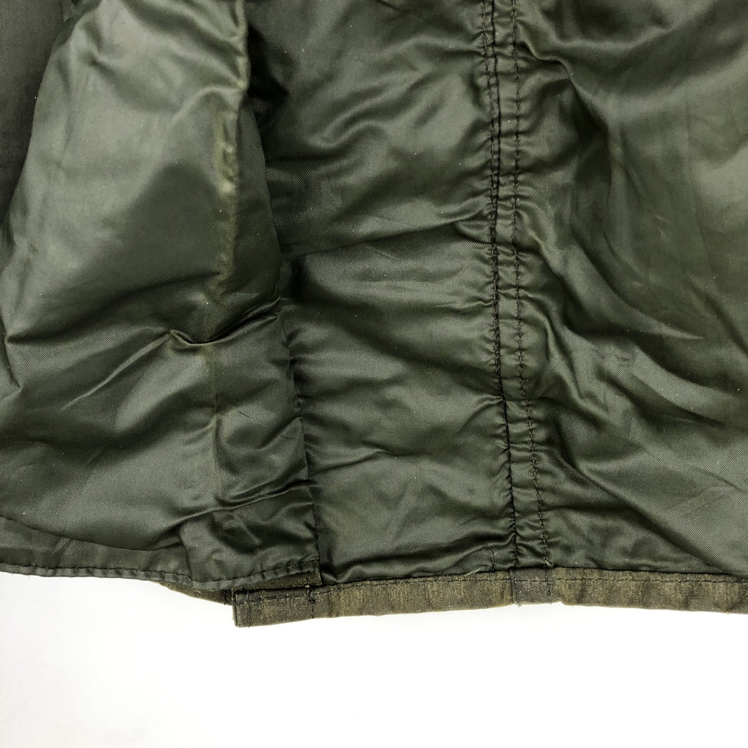 Vintage 80s-90'S Barbour Bedale 3-Warrant waxed cotton oiled jacket, made in England, size M. cotton Khaki type Vintage Second Hand