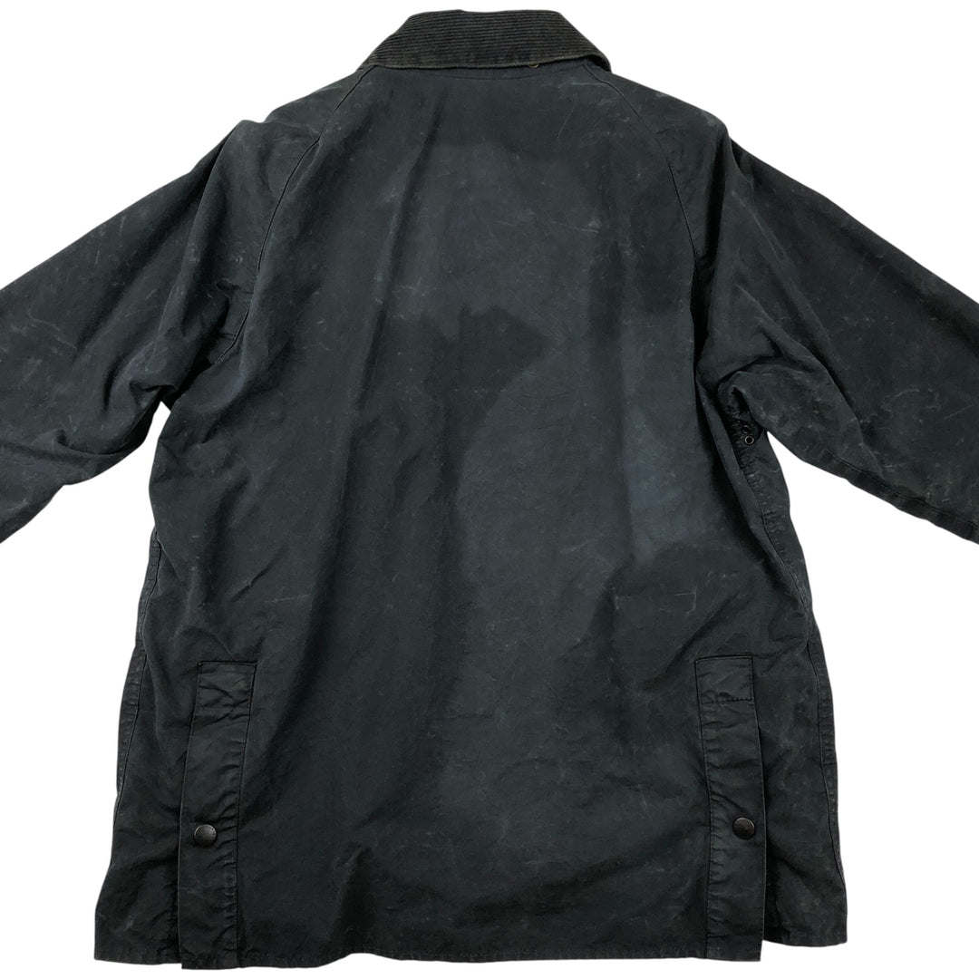 1990'S Barbour Bedale jacket, old 3-warrant badge, waxed cotton, oiled, made in England, size C42 (equivalent to men's L). cotton navy blue type Vintage Second Hand