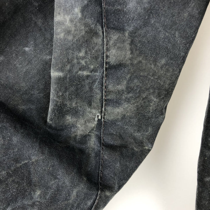 1990'S Barbour Bedale jacket, old 3-warrant badge, waxed cotton, oiled, made in England, size C42 (equivalent to men's L). cotton navy blue type Vintage Second Hand