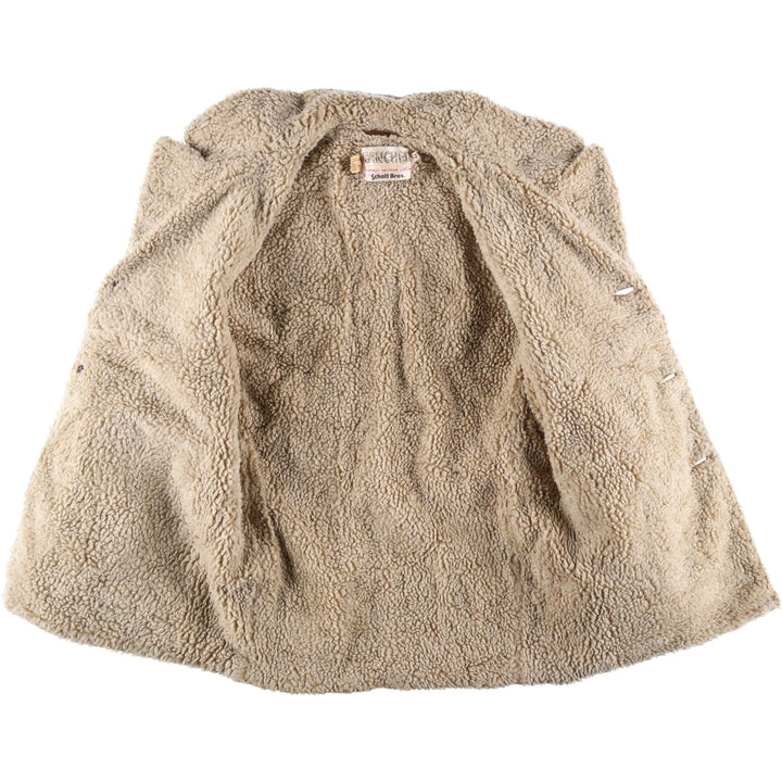 1970'S Schott Rancher suede jacket, men's size L, vintage Genuine Leather Cowhide Suede Leather brown type Vintage Second Hand