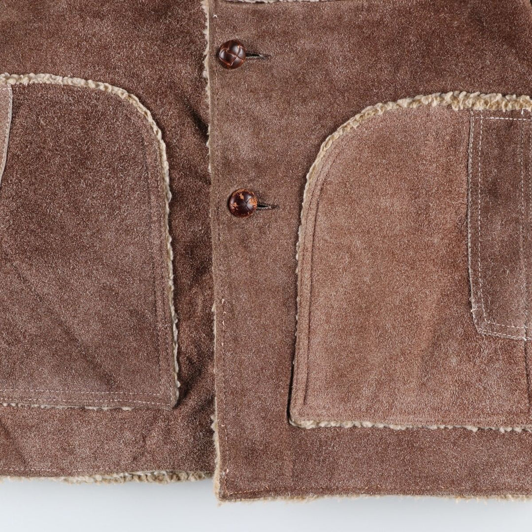 1970'S Schott Rancher suede jacket, men's size L, vintage Genuine Leather Cowhide Suede Leather brown type Vintage Second Hand