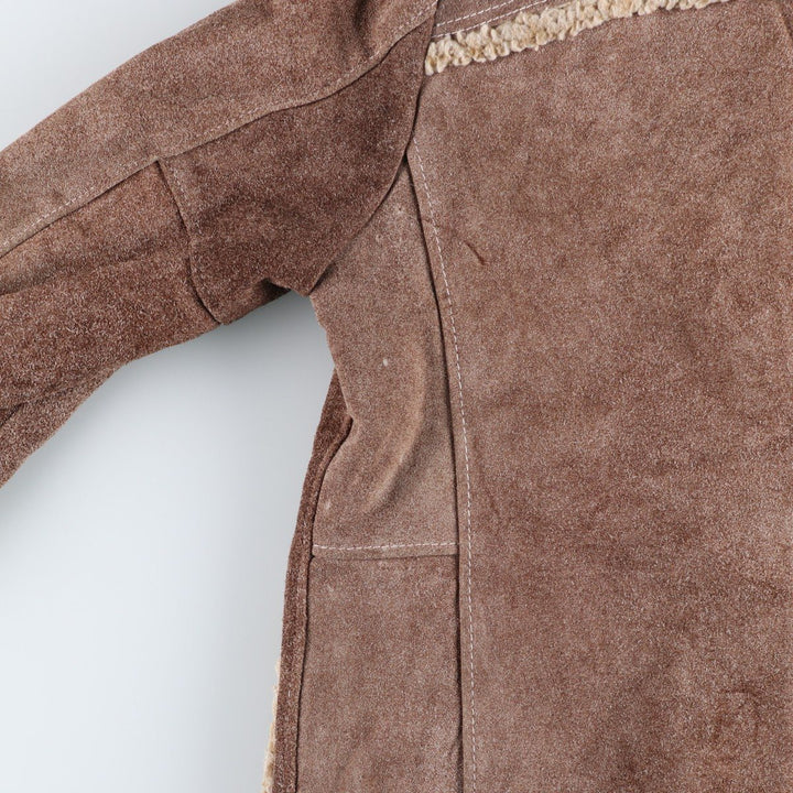 1970'S Schott Rancher suede jacket, men's size L, vintage Genuine Leather Cowhide Suede Leather brown type Vintage Second Hand