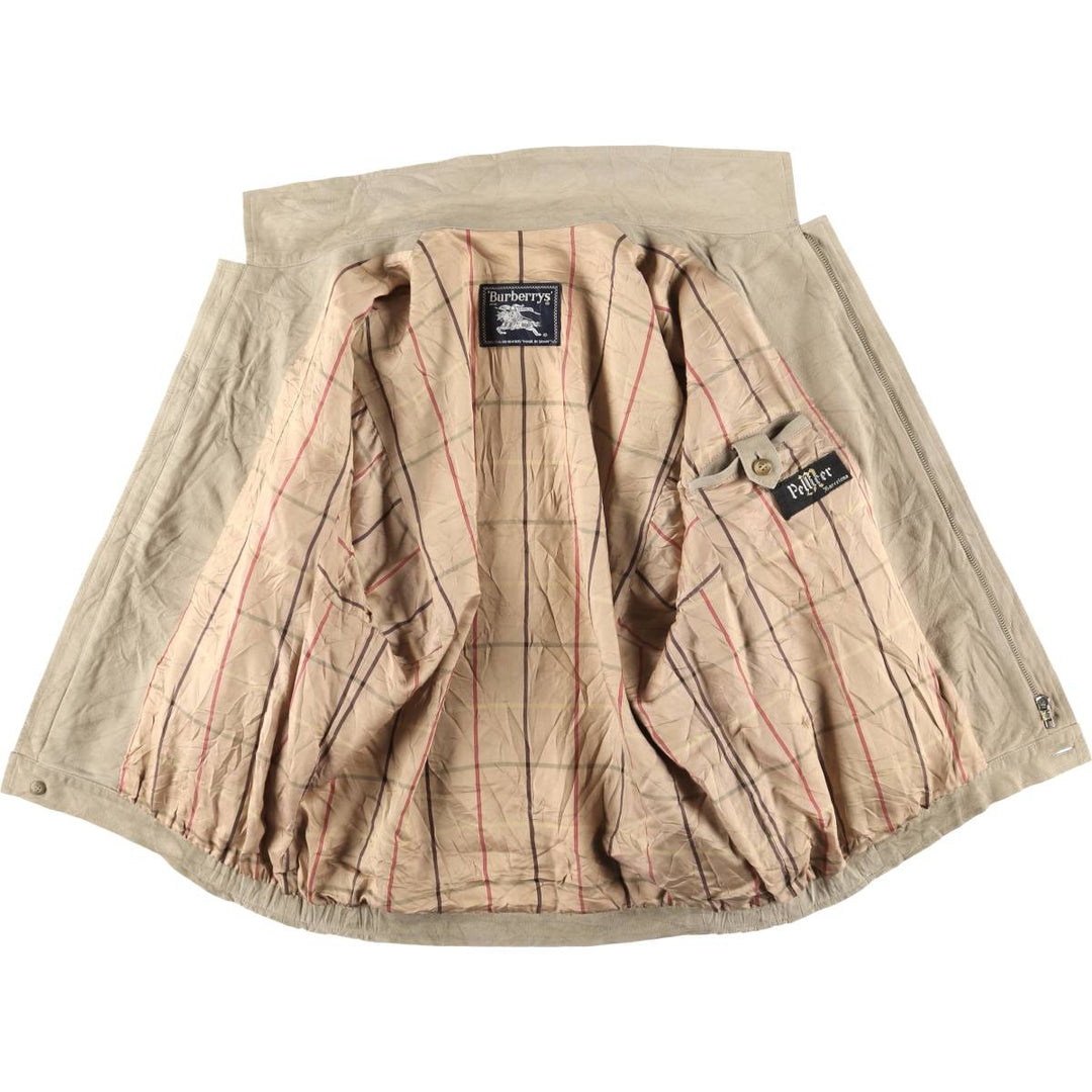 Burberry's suede leather jacket, made in Spain, size M unclear Beige type Vintage Second Hand