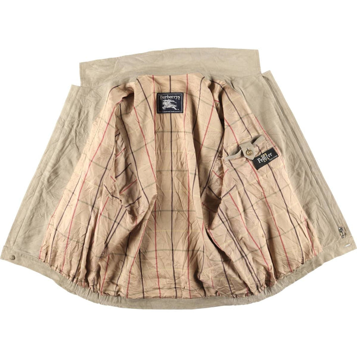 Burberry's suede leather jacket, made in Spain, size M unclear Beige type Vintage Second Hand