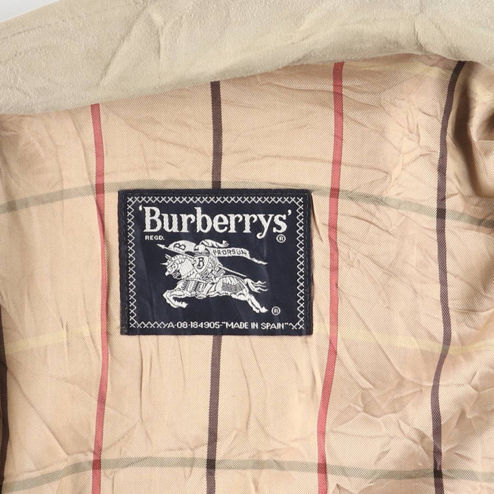 Burberry's suede leather jacket, made in Spain, size M unclear Beige type Vintage Second Hand