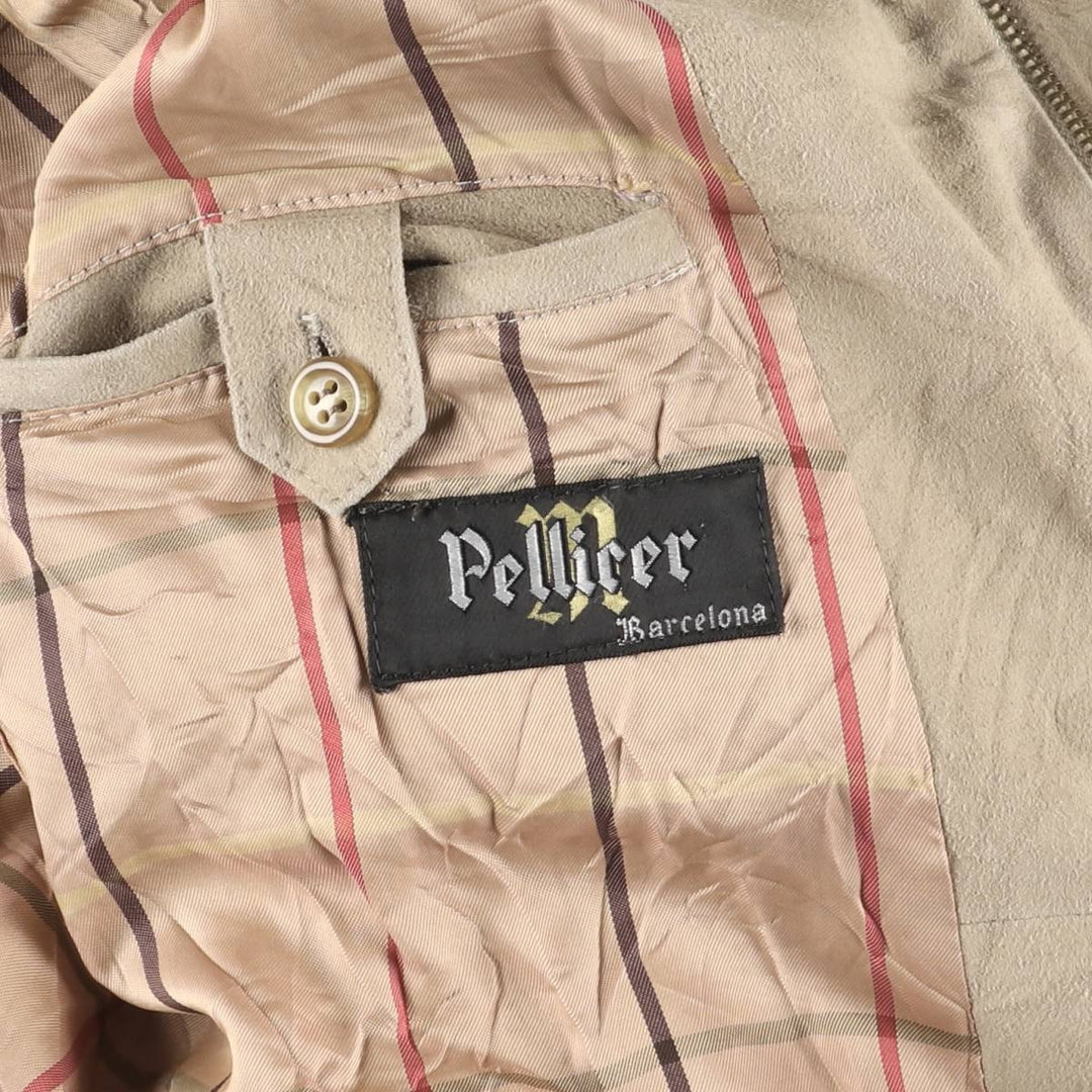 Burberry's suede leather jacket, made in Spain, size M unclear Beige type Vintage Second Hand