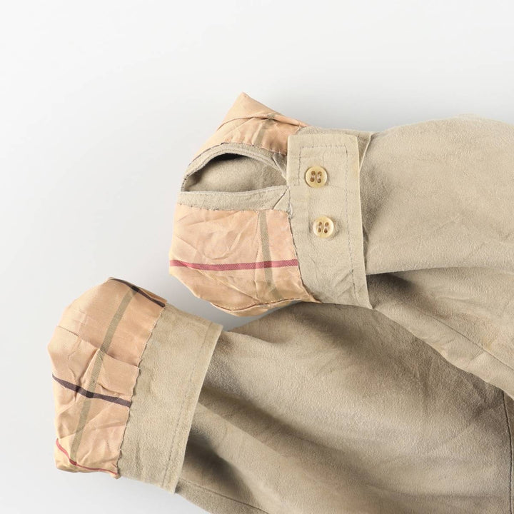 Burberry's suede leather jacket, made in Spain, size M unclear Beige type Vintage Second Hand