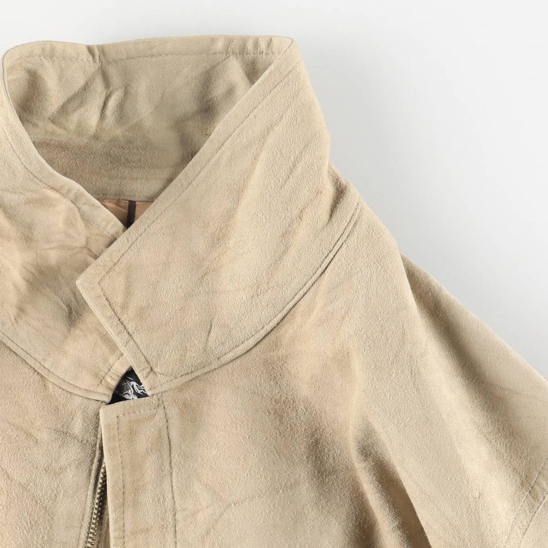 Burberry's suede leather jacket, made in Spain, size M unclear Beige type Vintage Second Hand
