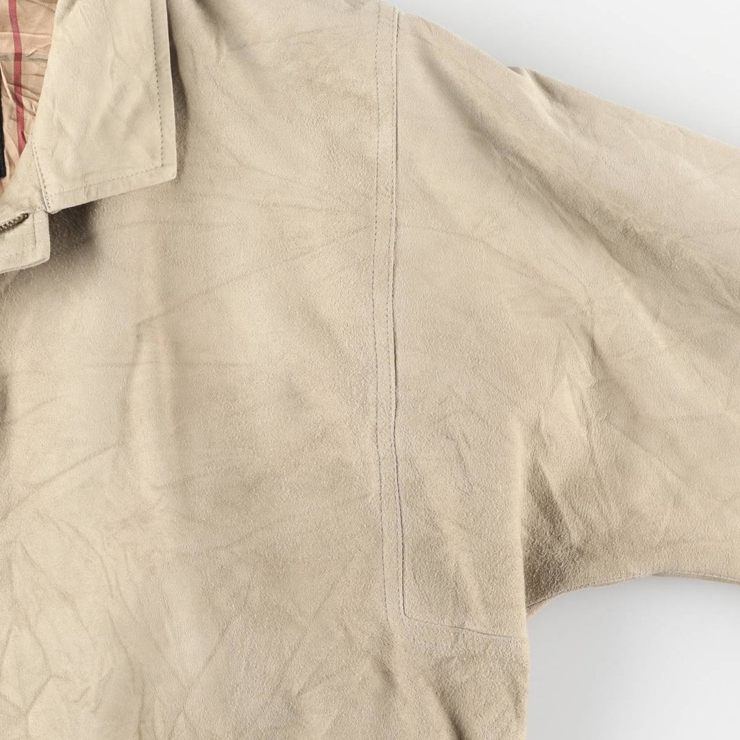 Burberry's suede leather jacket, made in Spain, size M unclear Beige type Vintage Second Hand