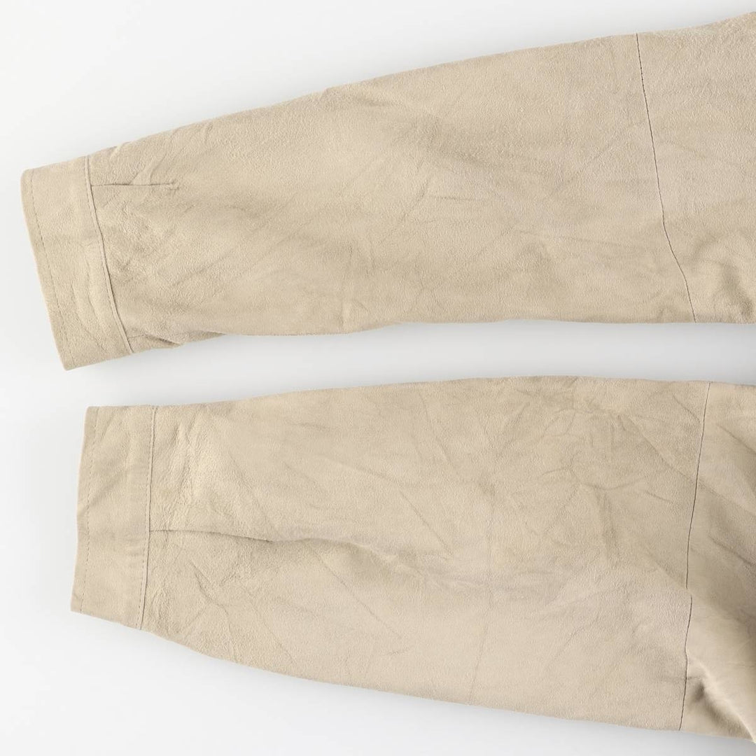 Burberry's suede leather jacket, made in Spain, size M unclear Beige type Vintage Second Hand