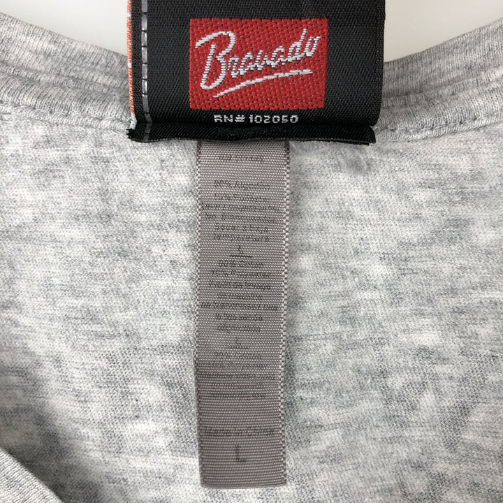Harley-Davidson V-neck motorcycle bike T-shirt for women, size L cotton gray type Vintage Second Hand