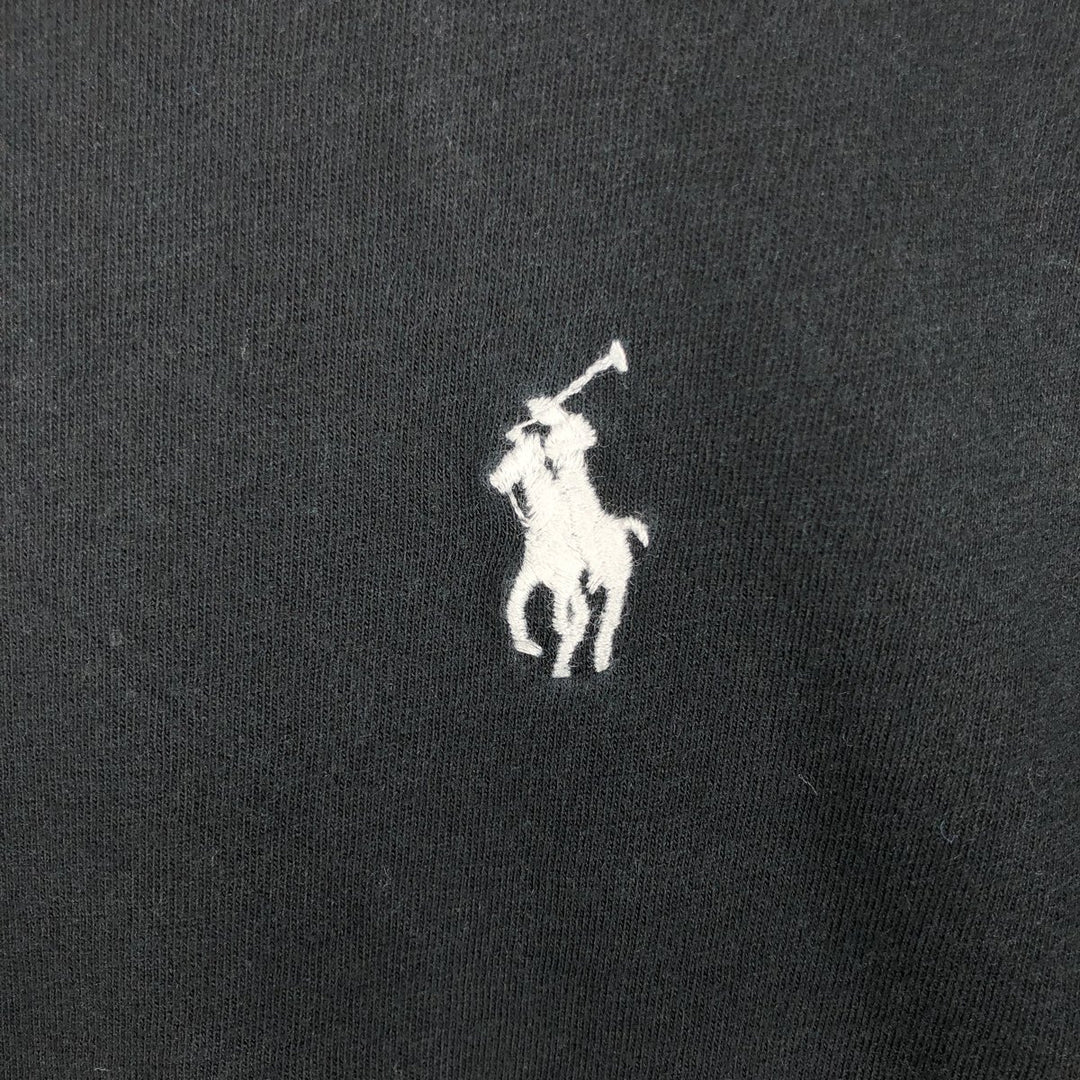 Ralph Lauren RALPH LAUREN SPORT Short Sleeve Logo T-Shirt, Women's Size M cotton black type Vintage Second Hand