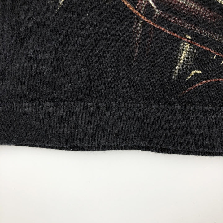 Jay's Rock Skull Pattern Large Print T-Shirt, Men's Size Small cotton black type Vintage Second Hand