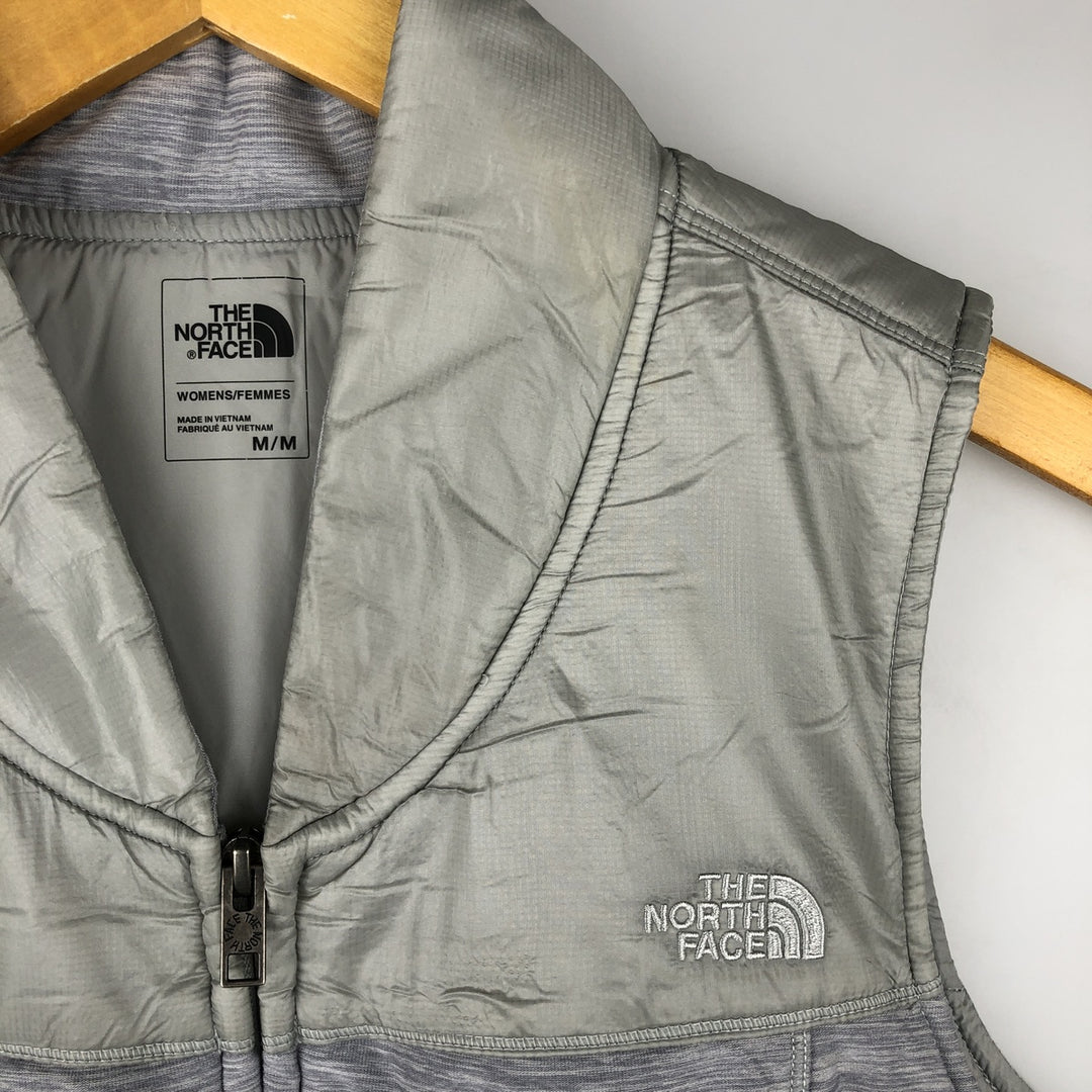 The North Face Women's Padded Vest, Size M polyester gray type Vintage Second Hand