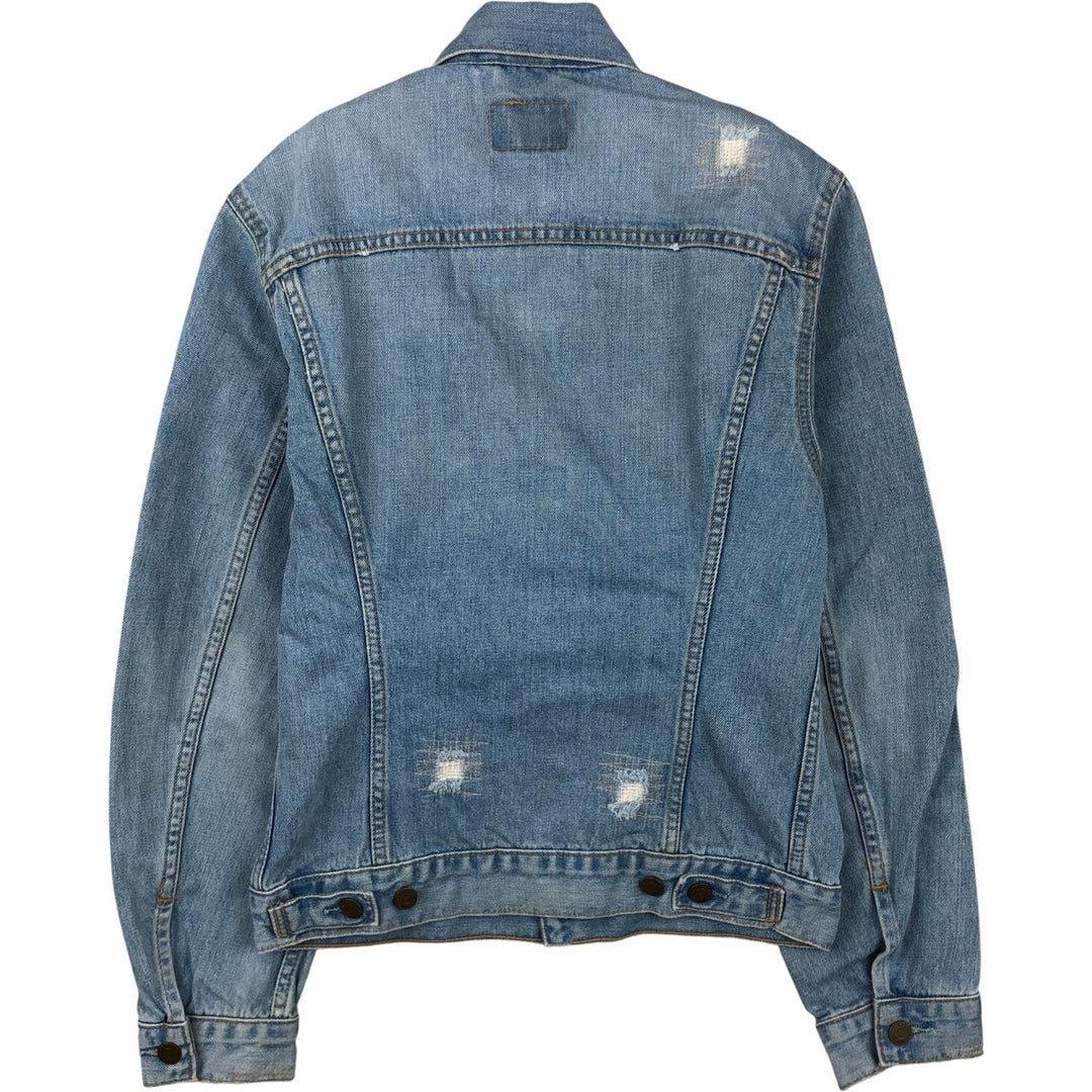 2000'S Levi's Euro Model Denim Jacket, Women's Size Medium cotton blue type Vintage Second Hand