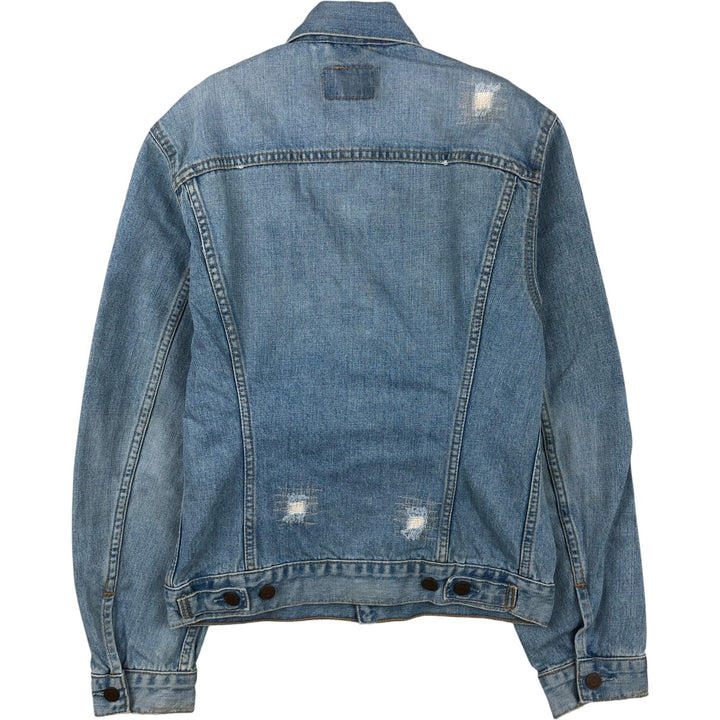 2000'S Levi's Euro Model Denim Jacket, Women's Size Medium cotton blue type Vintage Second Hand