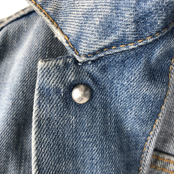2000'S Levi's Euro Model Denim Jacket, Women's Size Medium cotton blue type Vintage Second Hand