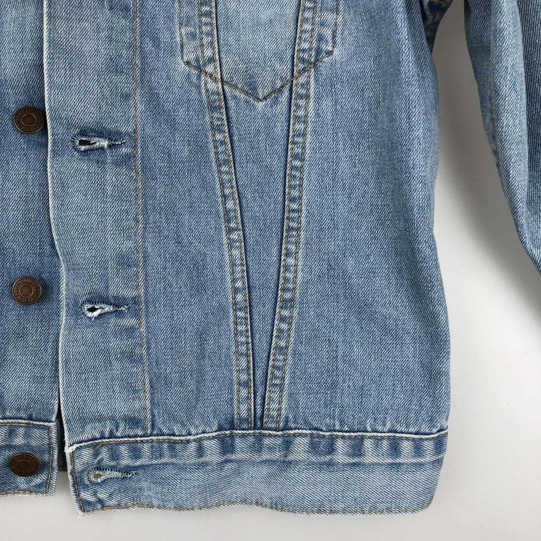 2000'S Levi's Euro Model Denim Jacket, Women's Size Medium cotton blue type Vintage Second Hand