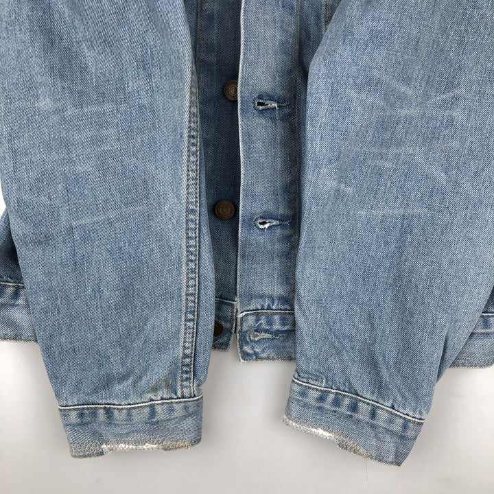 2000'S Levi's Euro Model Denim Jacket, Women's Size Medium cotton blue type Vintage Second Hand