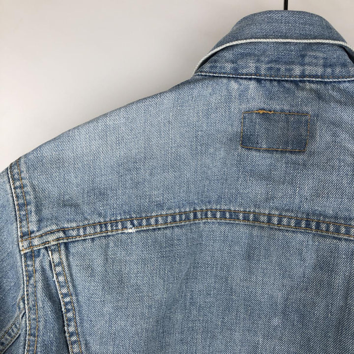 2000'S Levi's Euro Model Denim Jacket, Women's Size Medium cotton blue type Vintage Second Hand