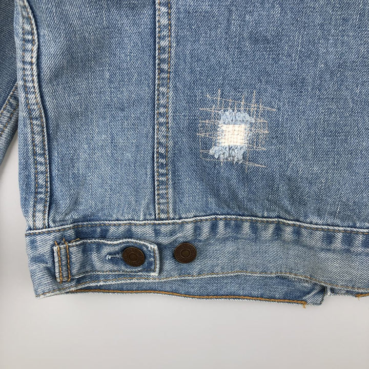2000'S Levi's Euro Model Denim Jacket, Women's Size Medium cotton blue type Vintage Second Hand