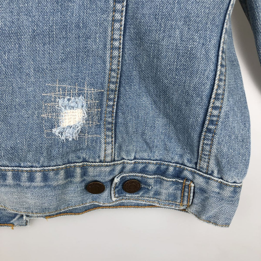 2000'S Levi's Euro Model Denim Jacket, Women's Size Medium cotton blue type Vintage Second Hand