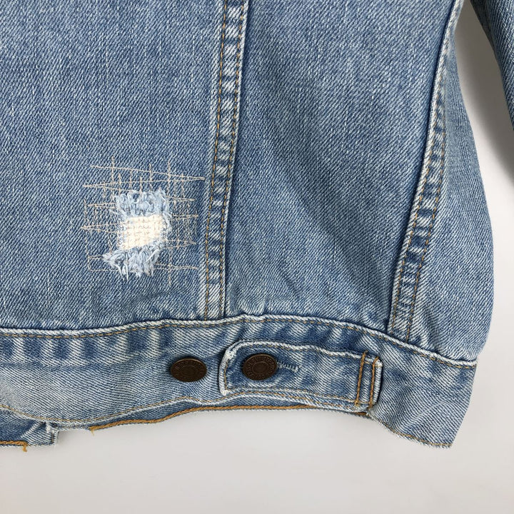 2000'S Levi's Euro Model Denim Jacket, Women's Size Medium cotton blue type Vintage Second Hand