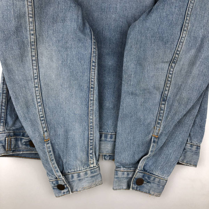 2000'S Levi's Euro Model Denim Jacket, Women's Size Medium cotton blue type Vintage Second Hand
