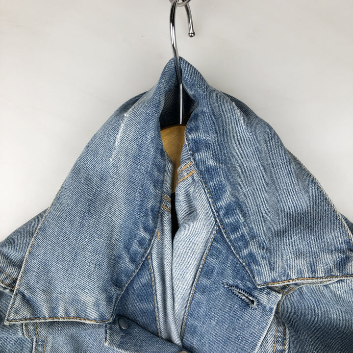 2000'S Levi's Euro Model Denim Jacket, Women's Size Medium cotton blue type Vintage Second Hand