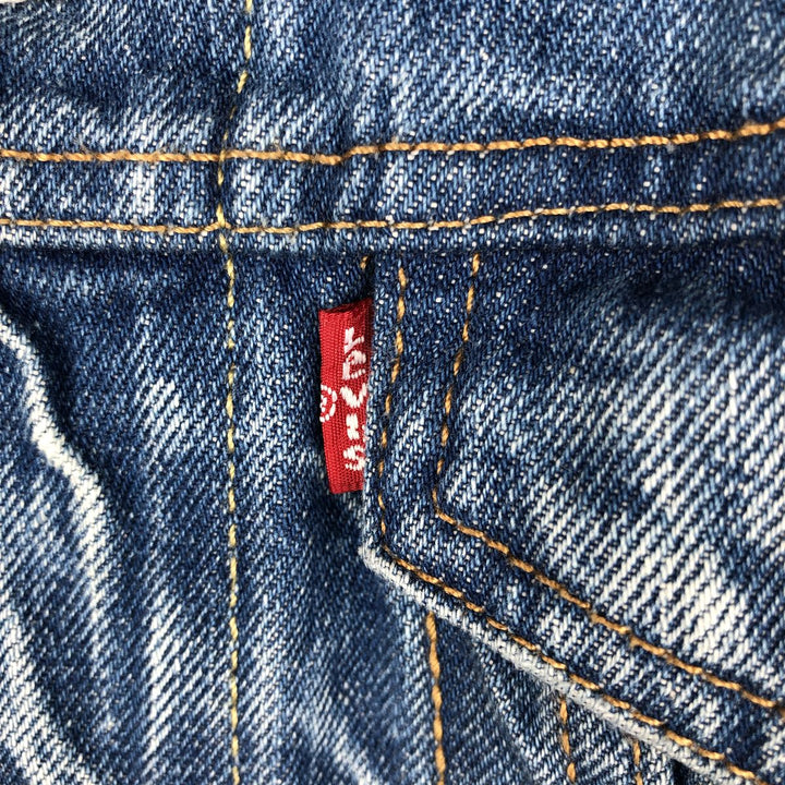 Levi's denim jacket, size S, men's cotton blue type Vintage Second Hand
