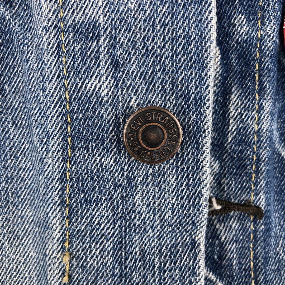 Levi's denim jacket, size S, men's cotton blue type Vintage Second Hand