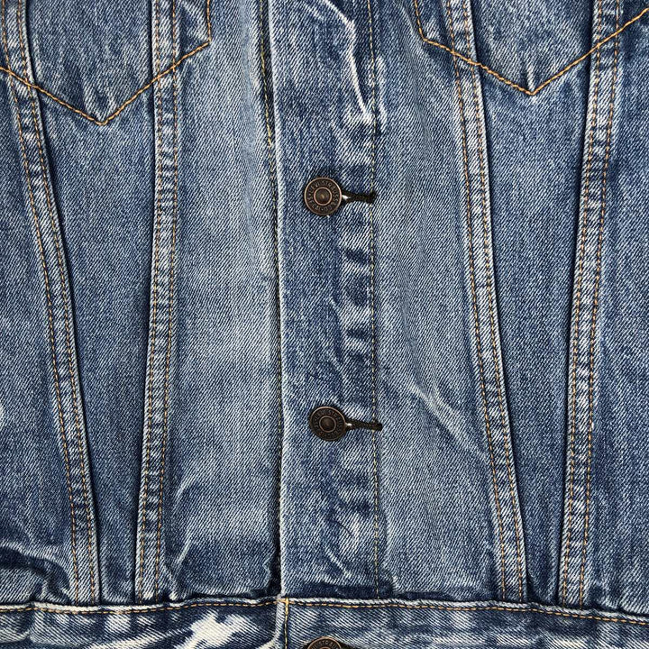Levi's denim jacket, size S, men's cotton blue type Vintage Second Hand