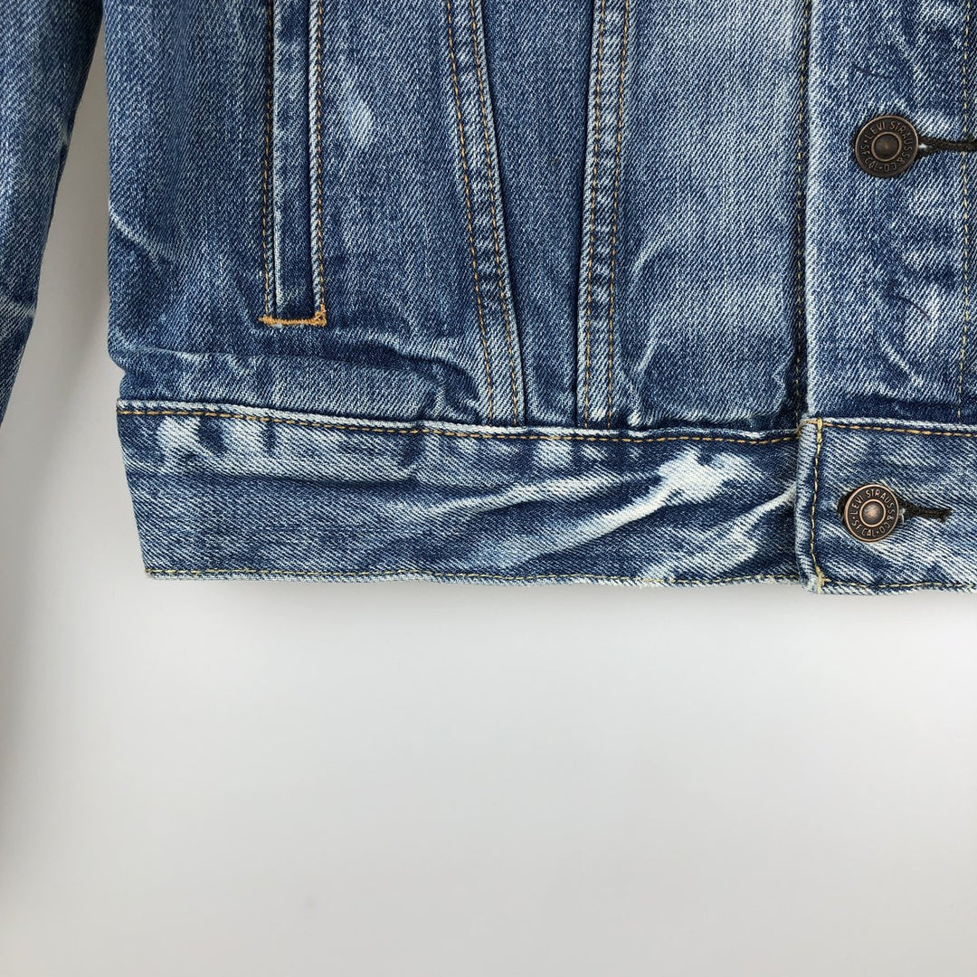 Levi's denim jacket, size S, men's cotton blue type Vintage Second Hand