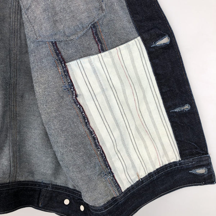 Banana Republic Heritage Denim Jacket, Men's Size M, Dark Navy cotton navy blue type Vintage Second Hand