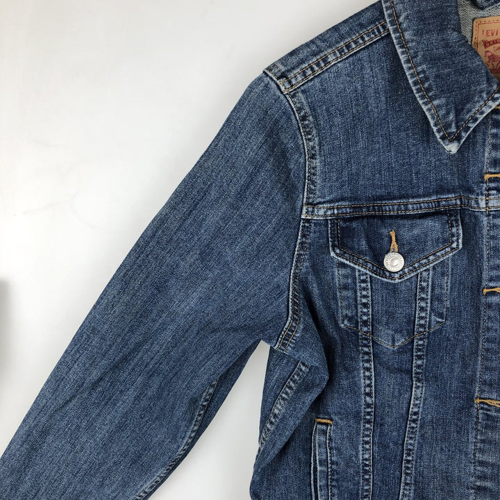 Levi's denim jacket, denim jacket, women's size XL cotton blue type Vintage Second Hand
