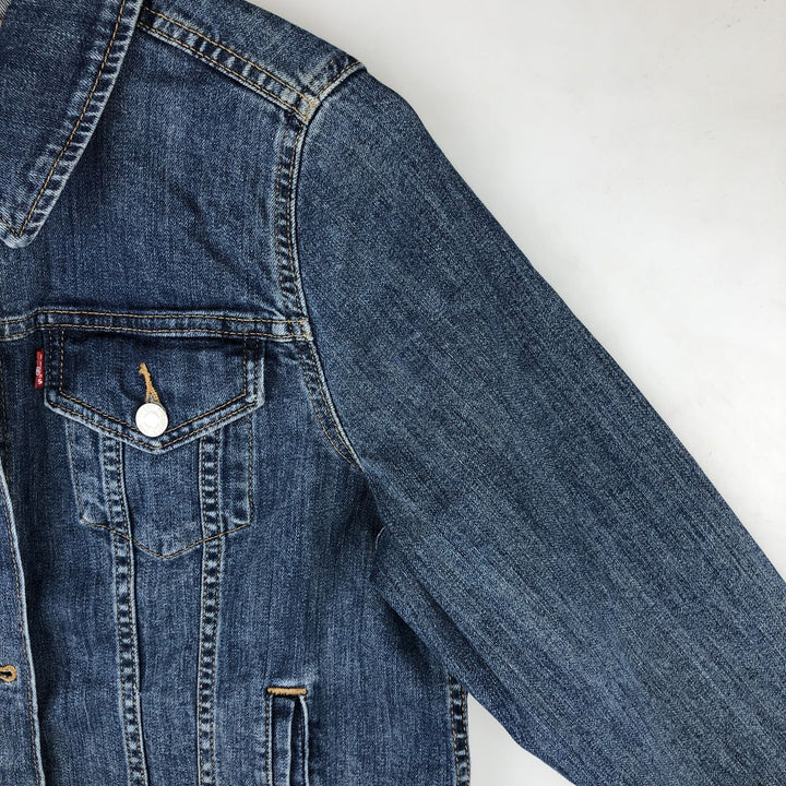 Levi's denim jacket, denim jacket, women's size XL cotton blue type Vintage Second Hand